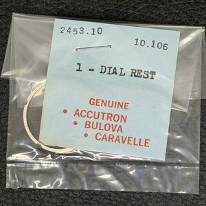 NOS Bulova Watch Part #10.106 2453.10. Dial Support. Authentic Bulova Component